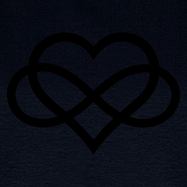 Infinity Heart (black)
