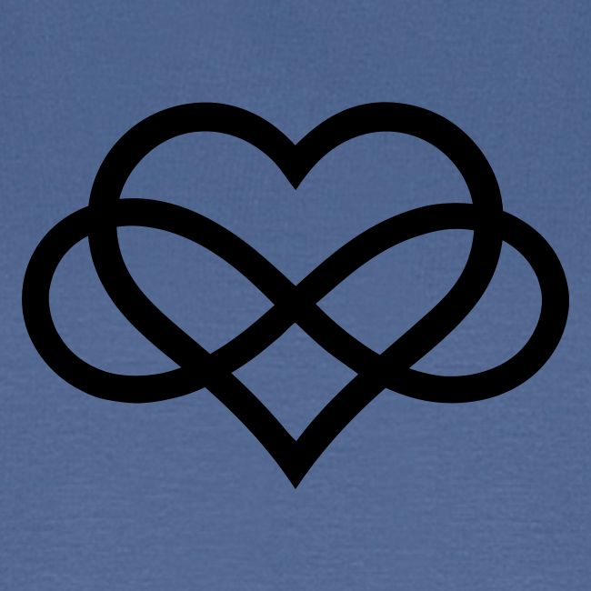 Infinity Heart (black)