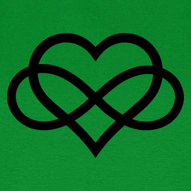 Infinity Heart (black)
