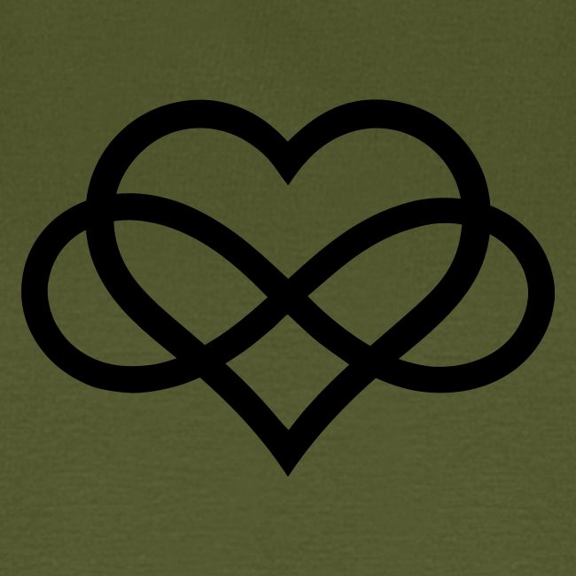 Infinity Heart (black)