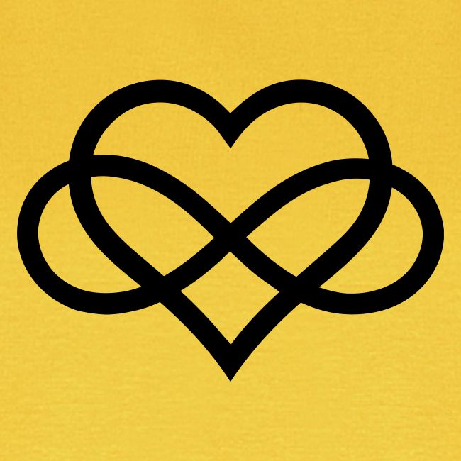 Infinity Heart (black)