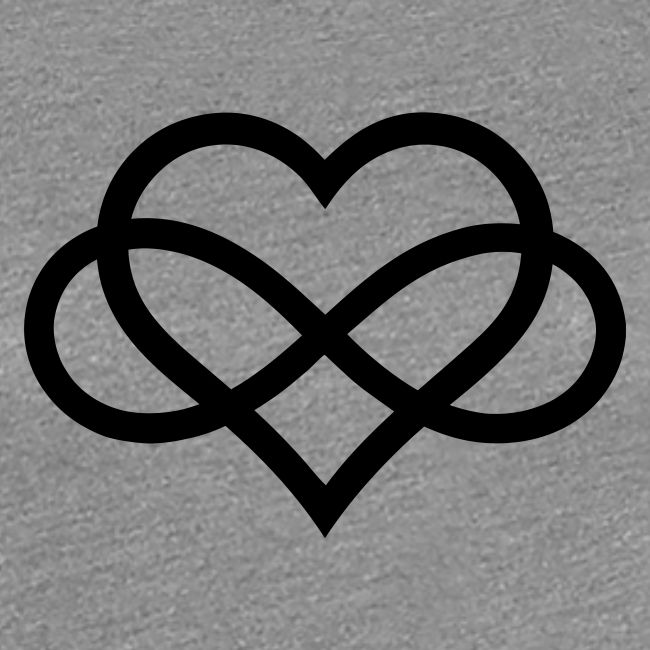 Infinity Heart (black)
