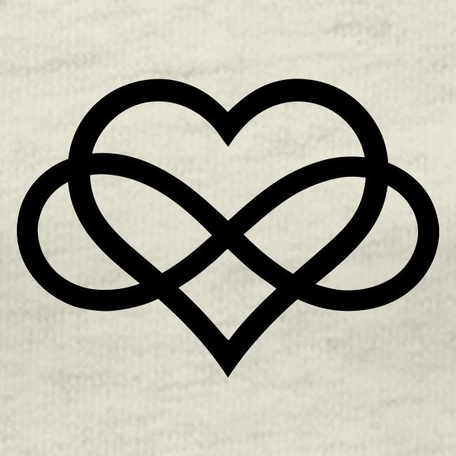 Infinity Heart (black)