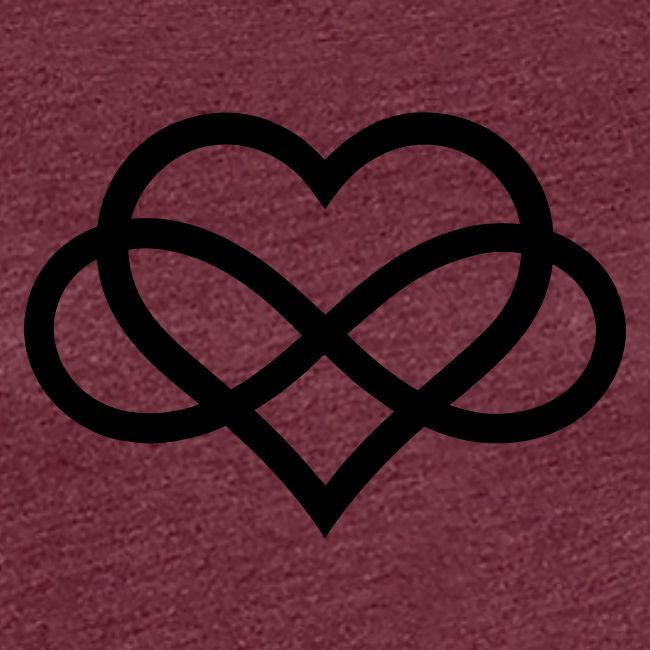 Infinity Heart (black)