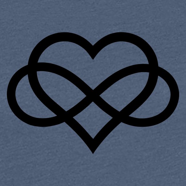 Infinity Heart (black)