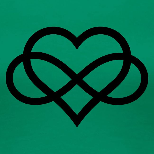 Infinity Heart (black)
