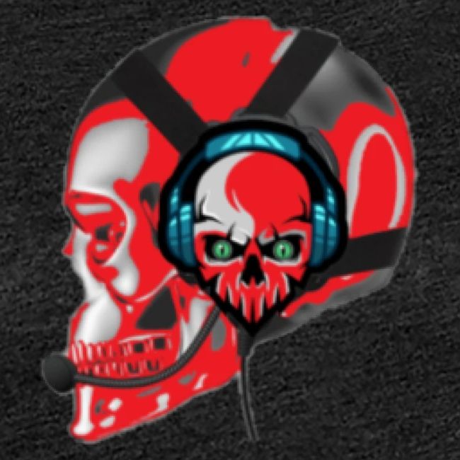 red head gaming logo no background transparent