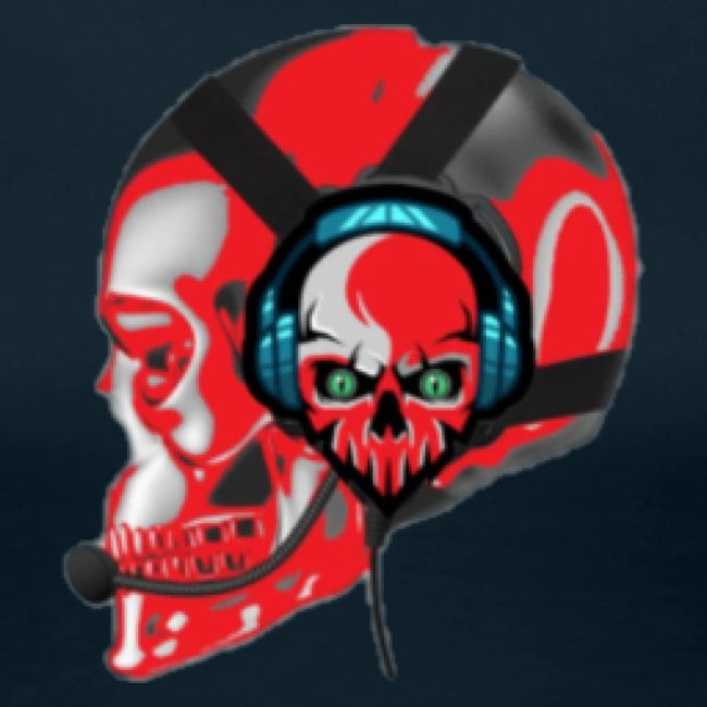 red head gaming logo no background transparent