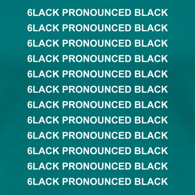 Pronounced Black