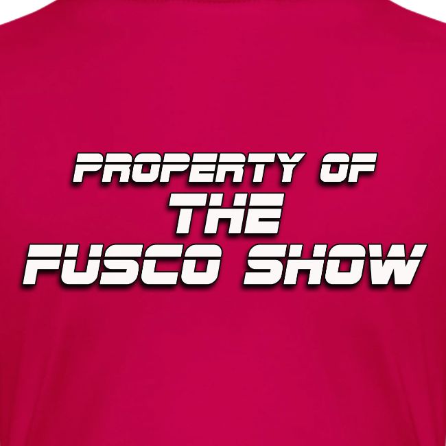 Producer Jay on Dartboard with Fusco Show back