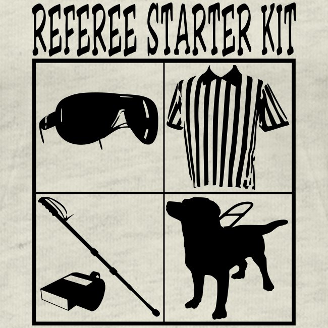 REFEREE Starter Kit Funny T-Shirt Design Tees