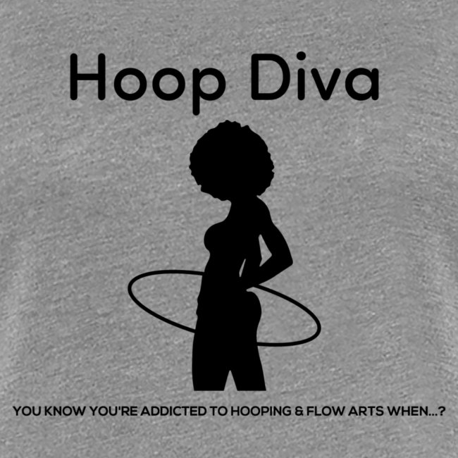 Hoop Diva Black Silhouette