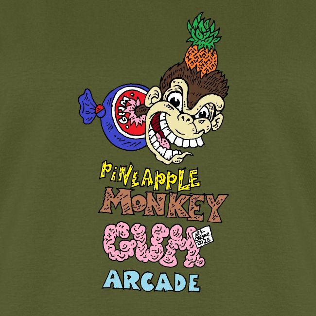 pineapple gum monkey arcade
