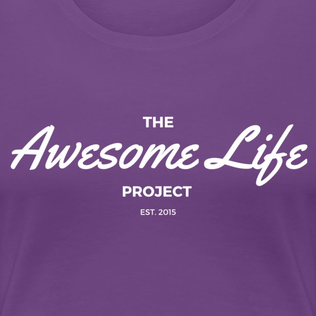 The AwesomeLife Project Logo White