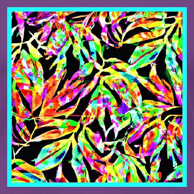 Chic Neon Pattern: Vibrant Bliss