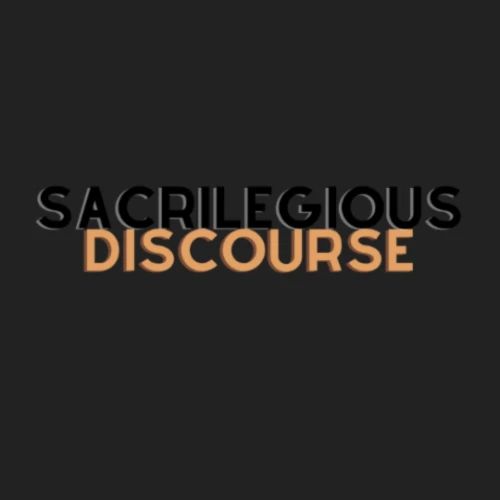 Sacrilegious Discourse Podcast Name Logo design preview