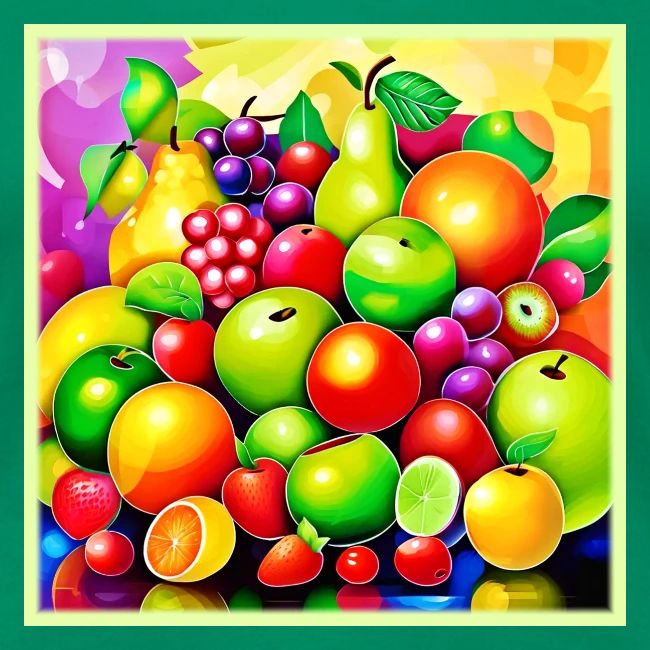 Vibrant Fruit Medley Art