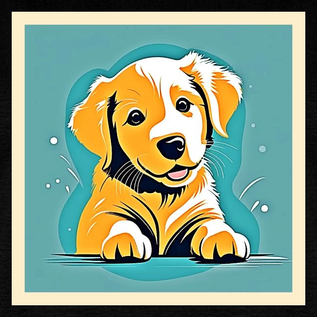 Cute Puppy Art Design
