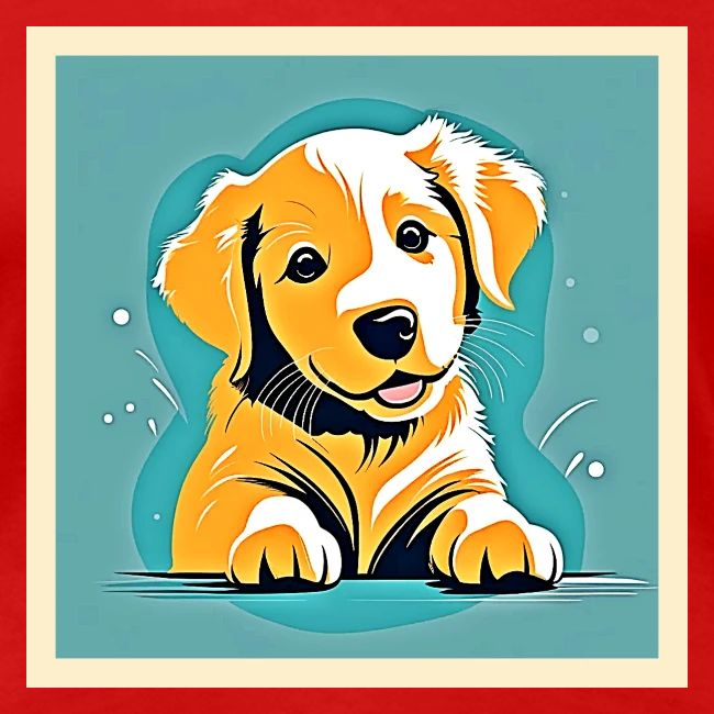 Cute Puppy Art Design
