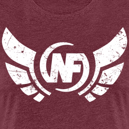 NF Wings - White Imprint - Women's Premium T-Shirt