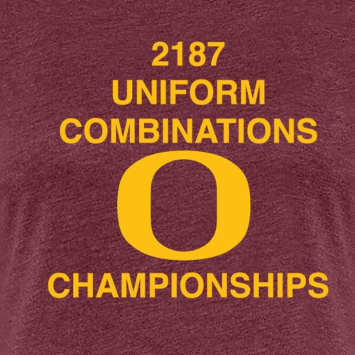 2187 UNIFORM COMBINATIONS O CHAMPIONSHIPS - Women's Premium T-Shirt