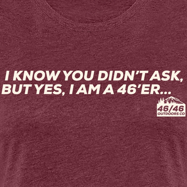 YES, I AM A 46'ER
