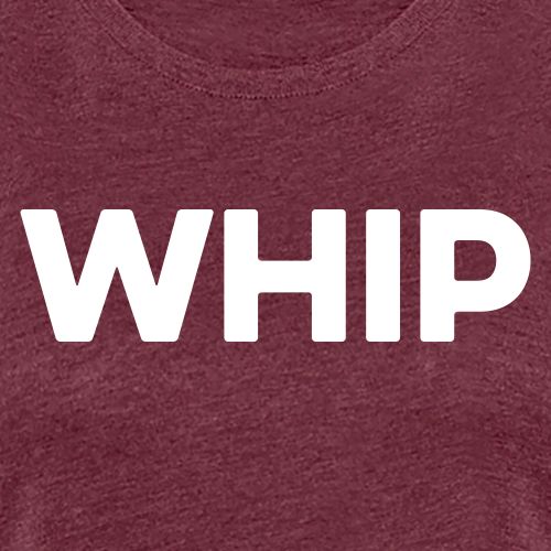 Whip solid white - Women's Premium T-Shirt