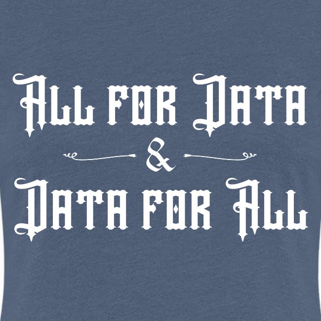 All for Data, Data for All (dark)