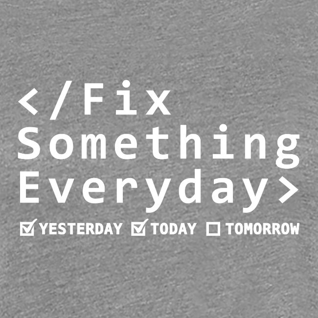 Fix Something Everyday