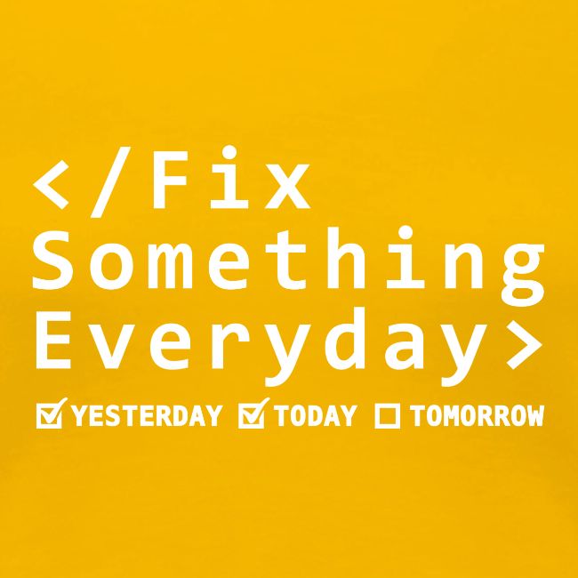Fix Something Everyday
