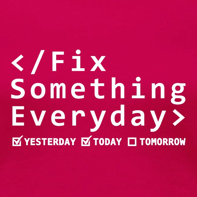 Fix Something Everyday