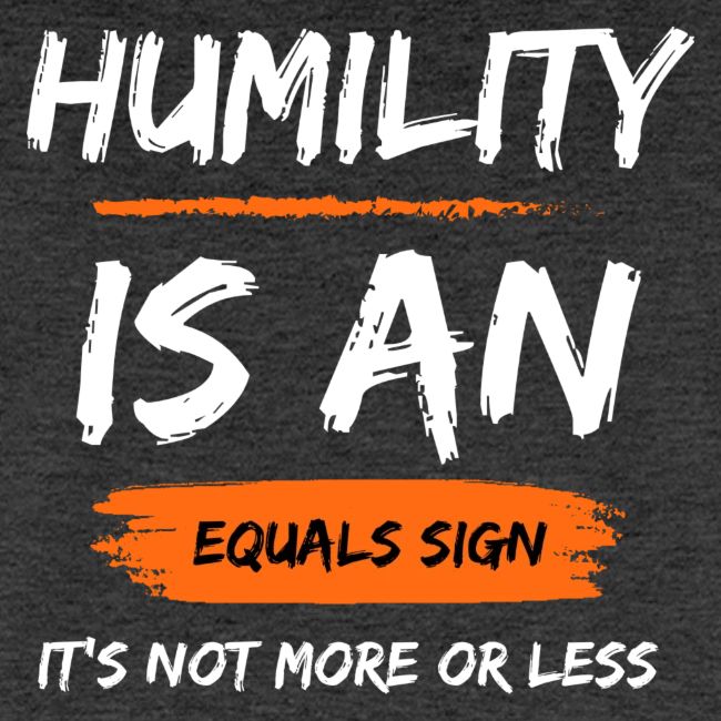 Humility of Equals Signs