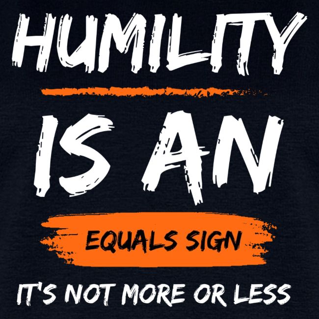 Humility of Equals Signs