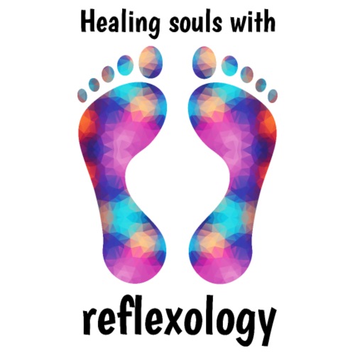 Healing Souls with Reflexology (feet) - Women's Premium T-Shirt