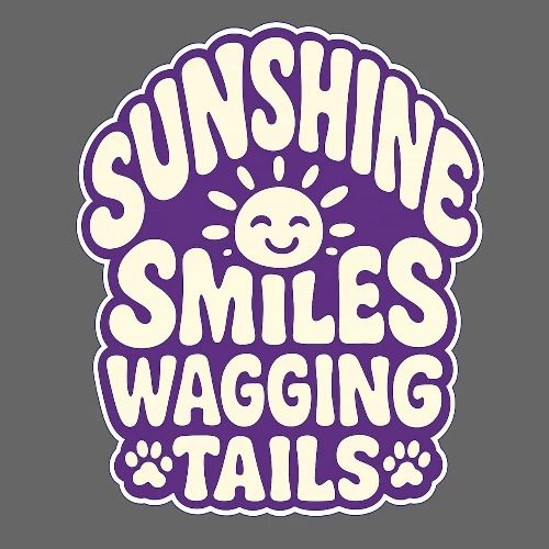 Sunshine Smiles Wagging Tails - Women's Premium T-Shirt