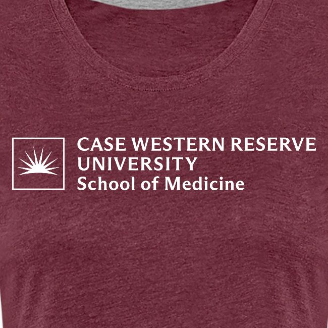 SOM Two Line Horizontal Primary Logo CWRU WHITE 1