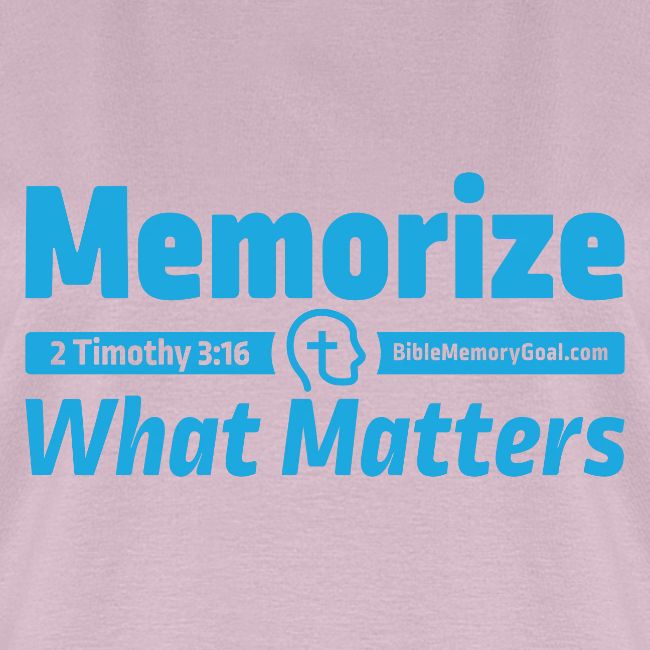 "Memorize What Matters" Original Design