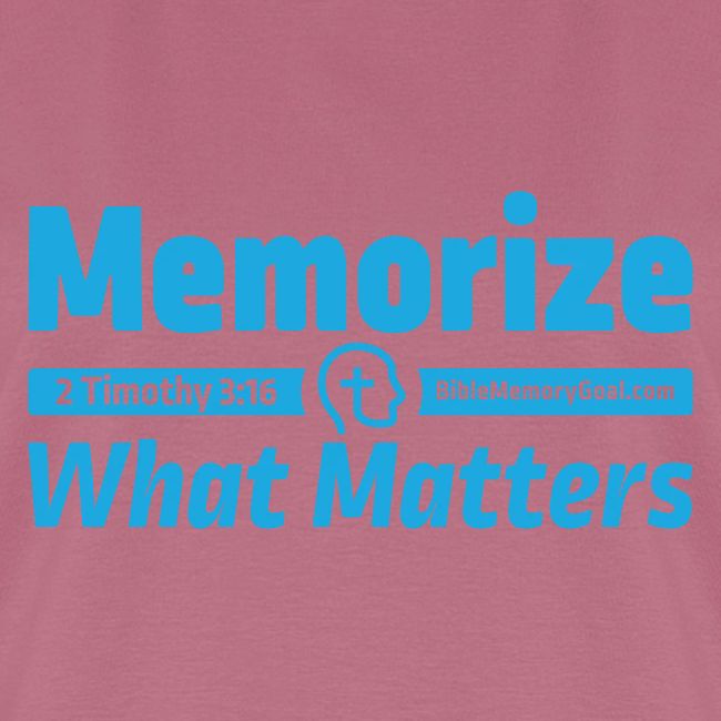 "Memorize What Matters" Original Design