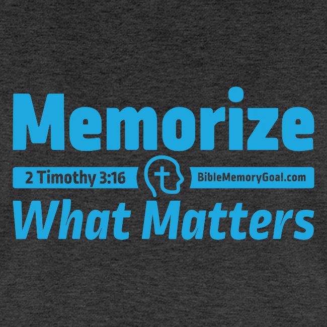 "Memorize What Matters" Original Design