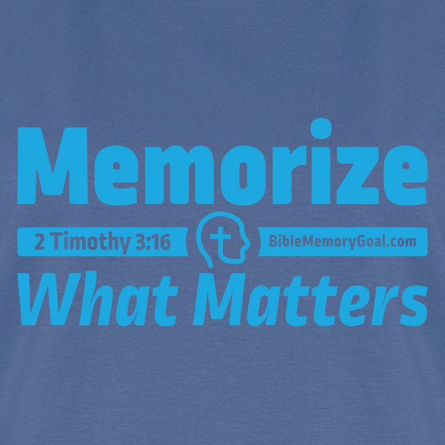 "Memorize What Matters" Original Design