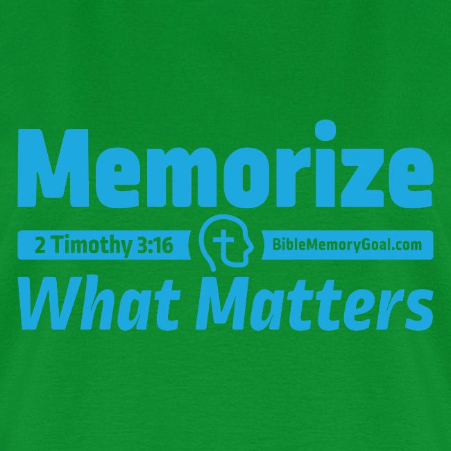 "Memorize What Matters" Original Design