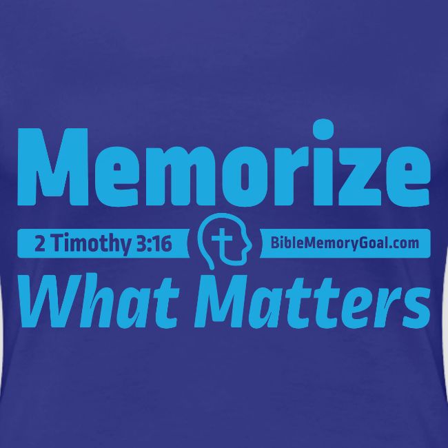 "Memorize What Matters" Original Design