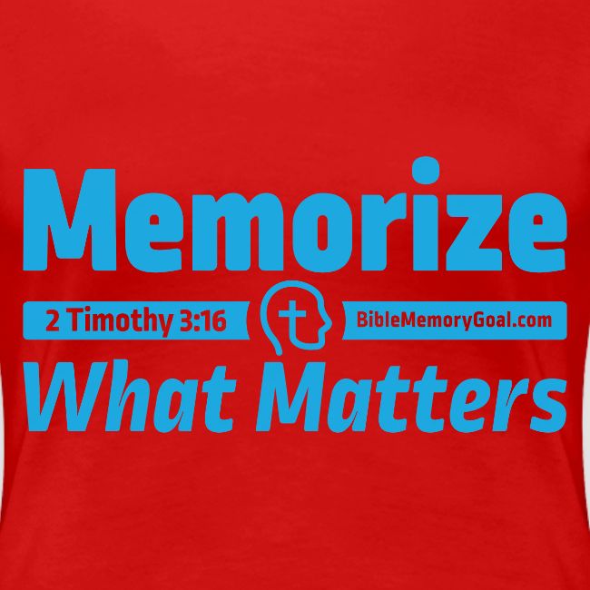 "Memorize What Matters" Original Design