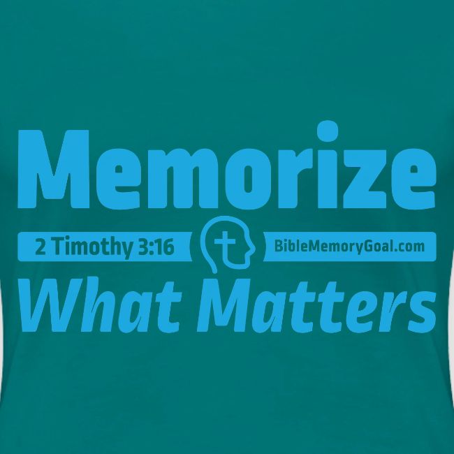 "Memorize What Matters" Original Design