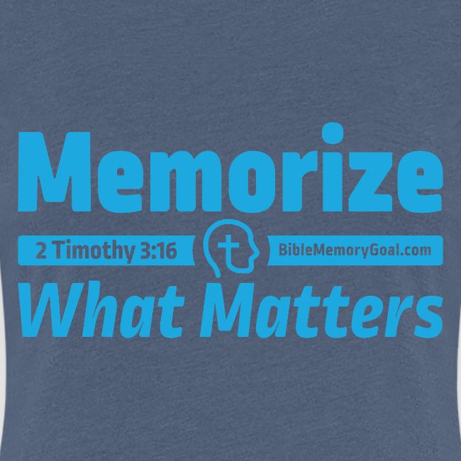 "Memorize What Matters" Original Design