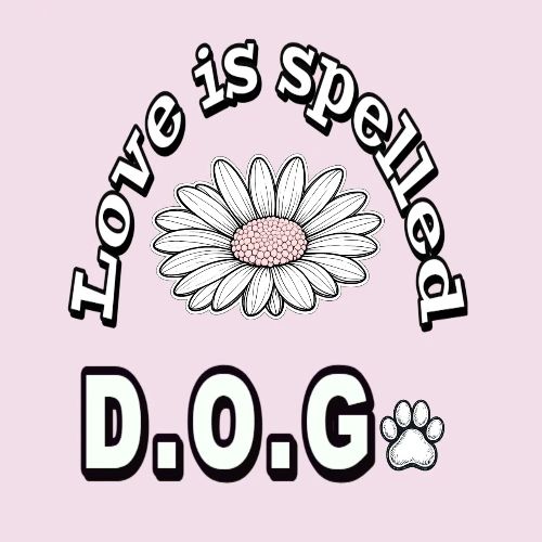 Love is Spelled D.O.G. | Cute Dog Lover Design - Women's Premium T-Shirt