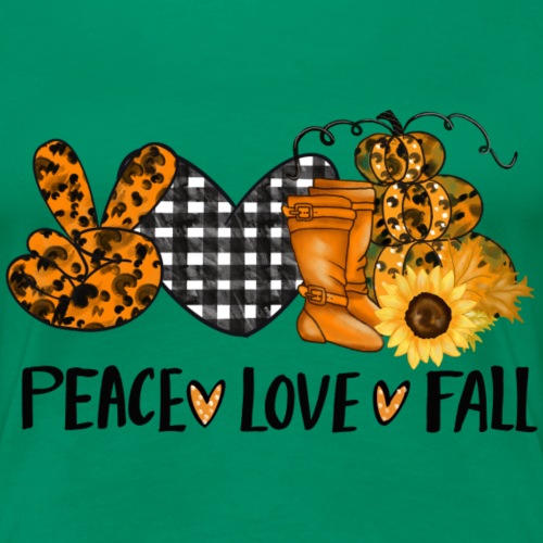 Peace love fall - Women's Premium T-Shirt