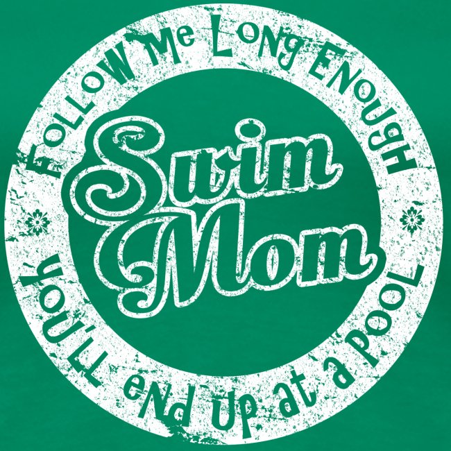Follow me Swim Mom Vintage Look