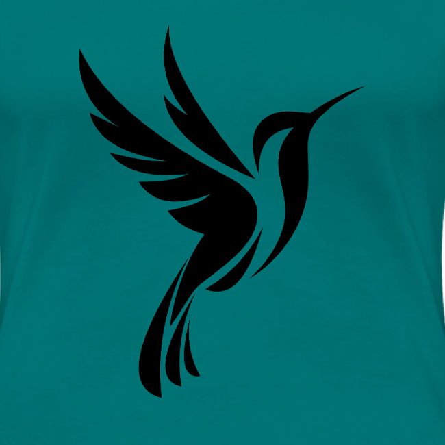 Hummingbird Spot Logo in Black