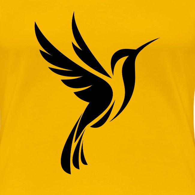 Hummingbird Spot Logo in Black